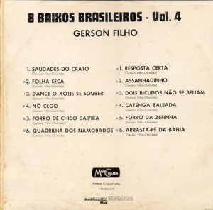 Vol. 4 – Oito Baixos Brasileiros – Gerson Filho