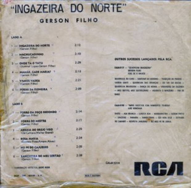 Gerso Filho - Ingazeira do Norte - capa verso