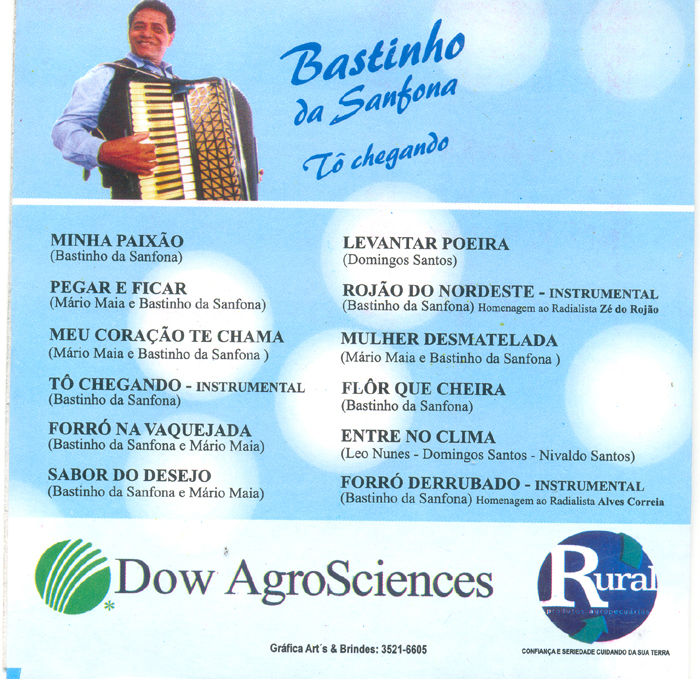 Bastinho da Sanfona - Tô Chegando - verso