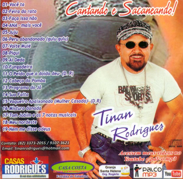 Tinan Rodrigues - Csntando e Sqawcaneando - verso