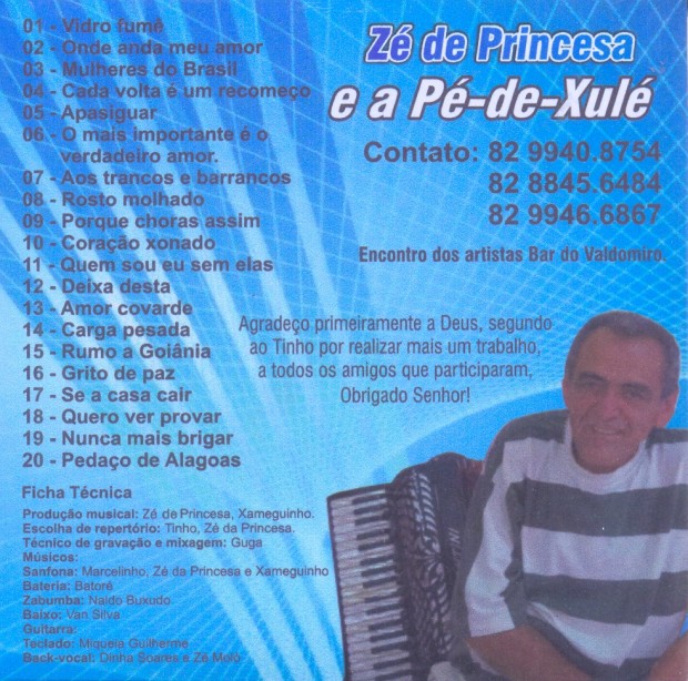 Zé de Princesa – Voltando Pela Saudade -verso