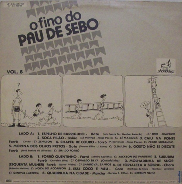 Coletânea O Fino do Pau de Sebo - Vol.8-verso 700