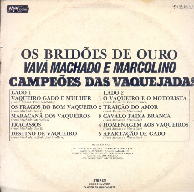 Vava  machado e Marcolino - Campeões das Vaquejadas