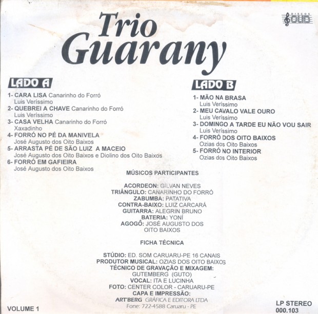 Trio Guarany - Vol