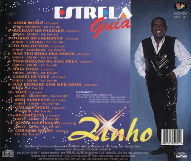 Zinho - Estrela Guia - verso