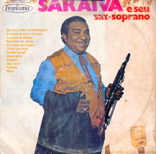 Saraiva  e o seu Sax Soprano - capa