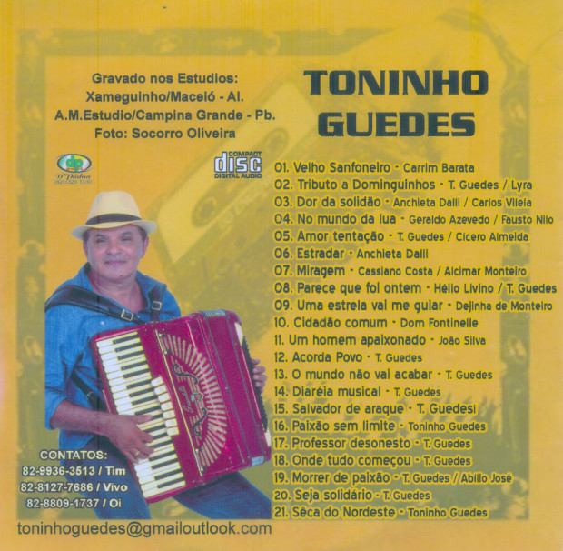 Toninho Guedes - Parece que Foi Ontem - verso2