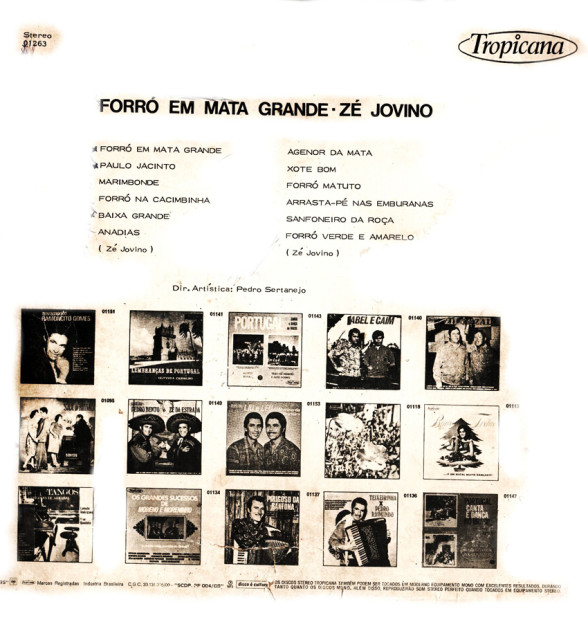 Zé Juvino - Forró em Mata Grande CapaVerso