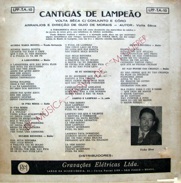 Volta Seca - Cantigas de Lampeão - verso copy