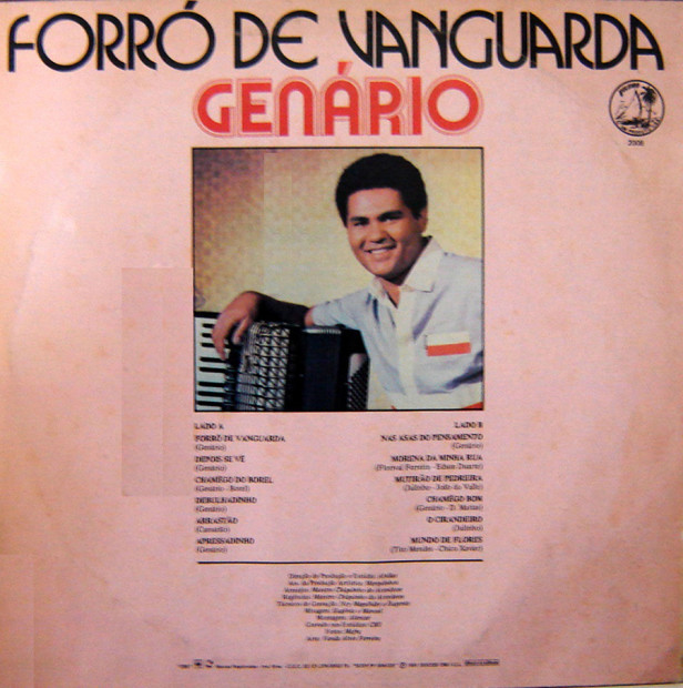 Genario - Forró de Vanguarda- Capa Verso