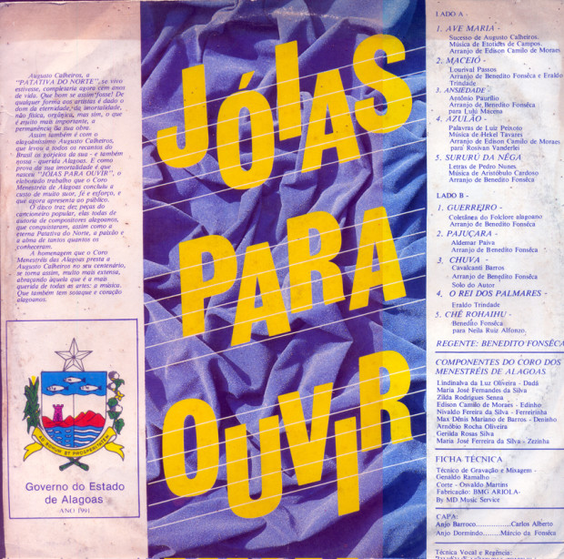 Joias Para Ouvir - Coro Menestréis de Alagoas - verso