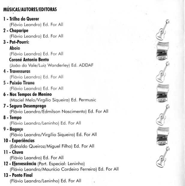 Flavio Leandro - Travessuras - musicas