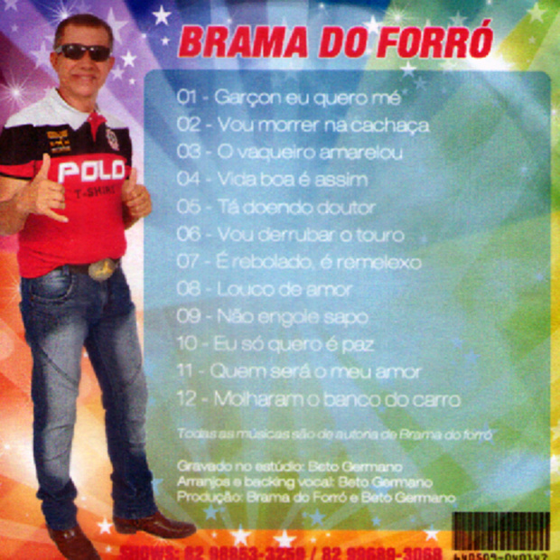 Brama do Forró - Garçon Eu Quero mé - verso