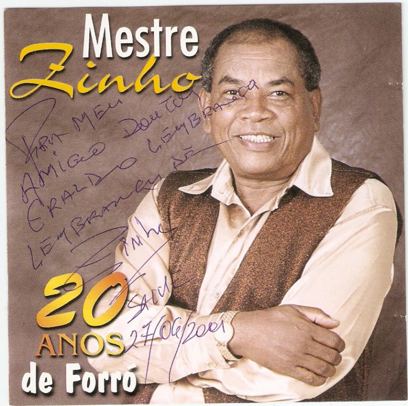 Mestre Zinho - 20 Anos de Forro - frente